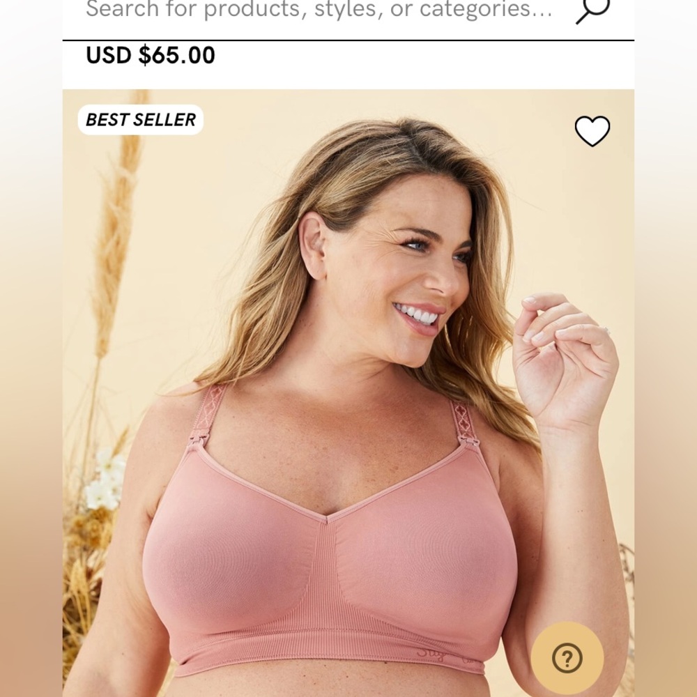 Cake Maternity Popping Candy nursing bra, size L